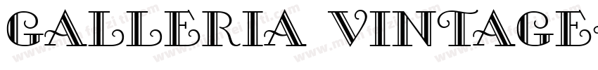 Galleria Vintage字体转换